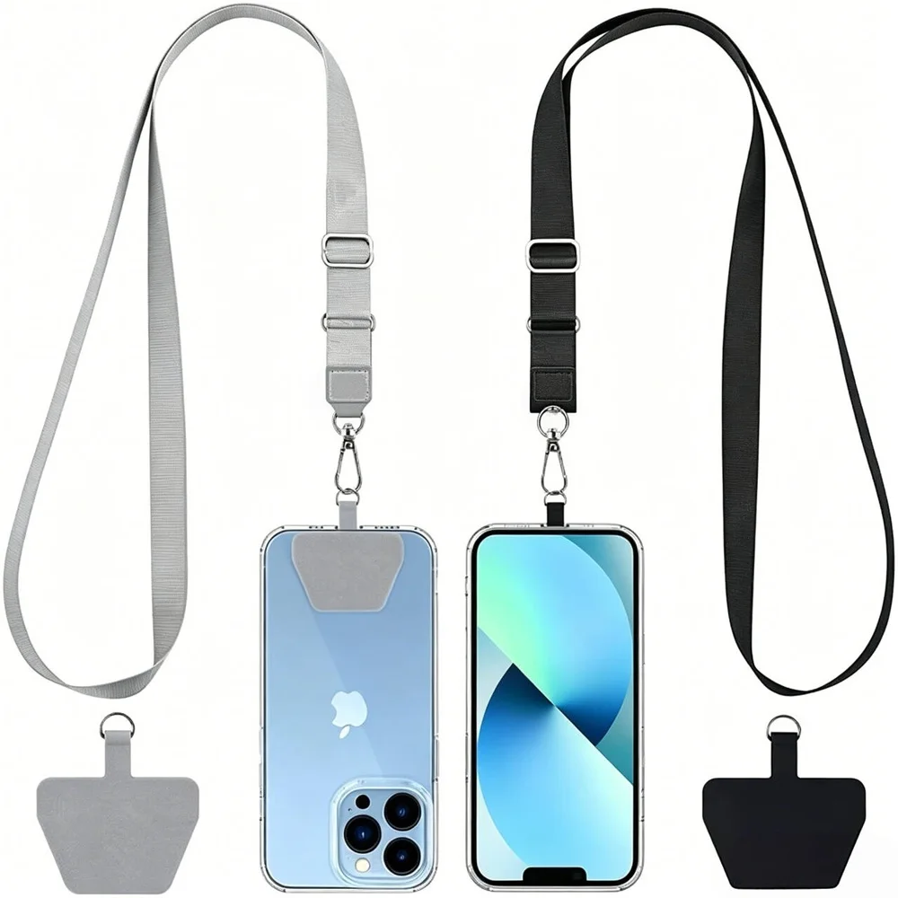 Universelle Handykette Verstellbarer Halsriemen Crossbody-Lanyard Handyhalsband Kompatibel mit den Meisten Smartphones – Bild 4