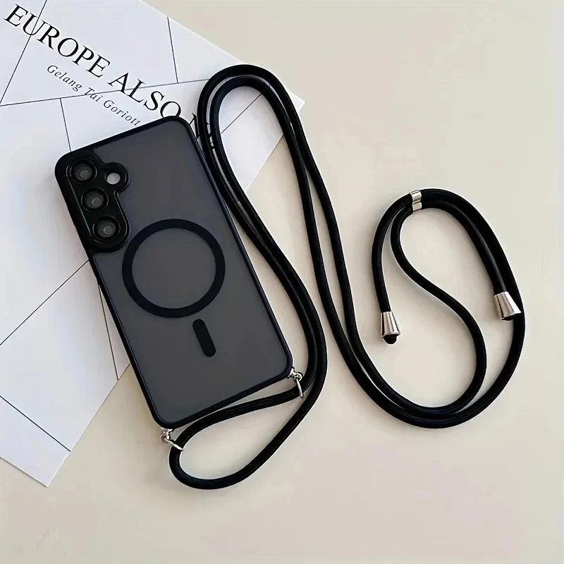 Crossbody Lanyard Magnetische Handyhülle Stoßfeste Schutzhülle – Bild 5