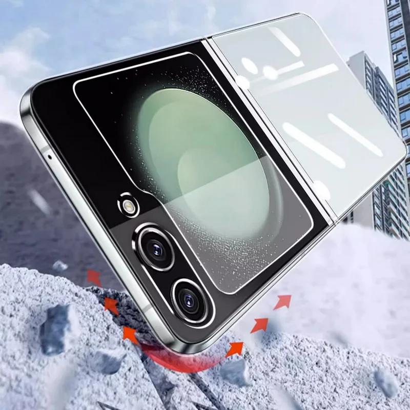 Flip7 FE Flip5 Flip4 Flip6 Transparente Handyhülle Stoßfeste Harte Klare Schutzhülle – Bild 6