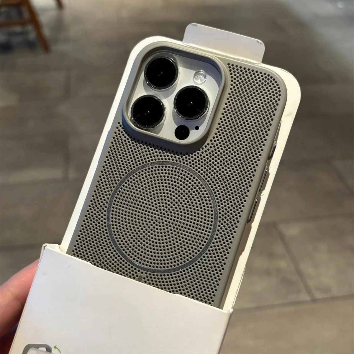Neue Wärmeableitung Mesh Für Magsafe Magnetische Telefon Fall Drahtlose Lade Abdeckung – Bild 3