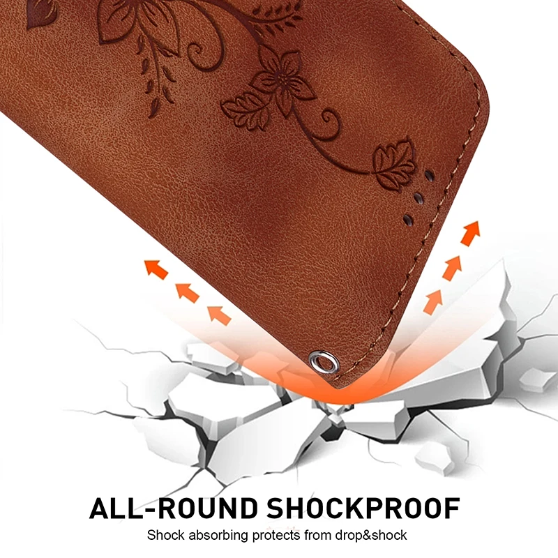 Standfunktion Flip Wallet Case 13R 13 12 14 15 PRO PLUS 5G 4G 12S 12 Turbo 4 Leder-Schutzhülle – Bild 3