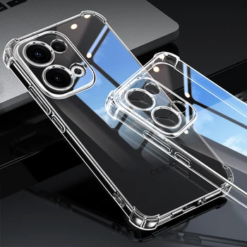 Oppo Reno 13: Airbag Klare Handyhülle Reno13 Pro F FS 13Pro 13F Reno13F S 5G Weiches Silikon Einfache