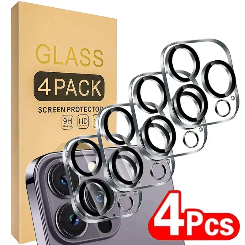 iPhone 17 Pro Max: 4/1PCS HD Zurück Kamera Gehärtetem Glas Hinten objektiv Screen Protectors Anti-scratch Glas Film