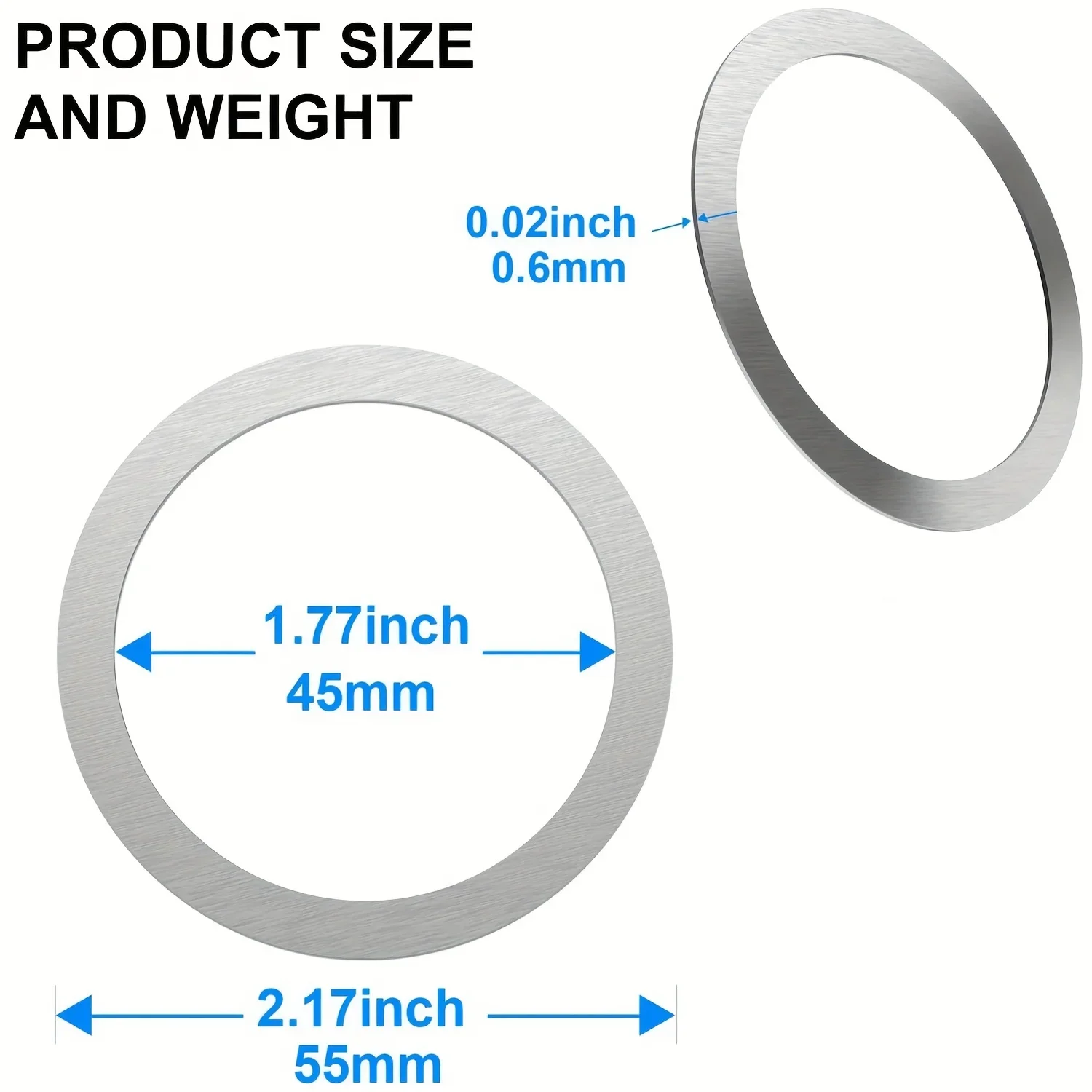 10PCS für Magsafe Magnetische Platte Ring Universal Aufkleber Unterstützung Drahtlose Ladegerät Metall Platte Blatt für iPhone Samsung Xiaomi – Bild 3