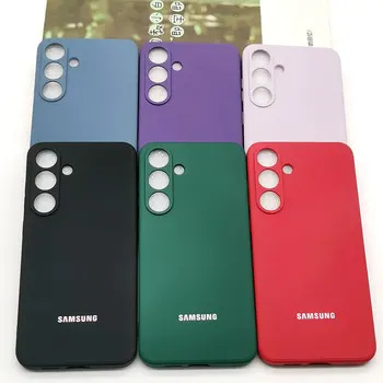 Galaxy S24 Ultra: + Hülle Flüssiges Silikon Handyhülle Seidenweiche Schutzhülle