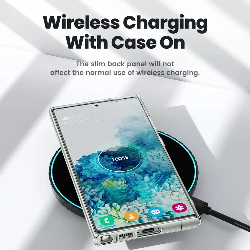 Toocki Handyhülle Clear Case PE Transparente weiche TPU-Schutzhülle – Bild 3