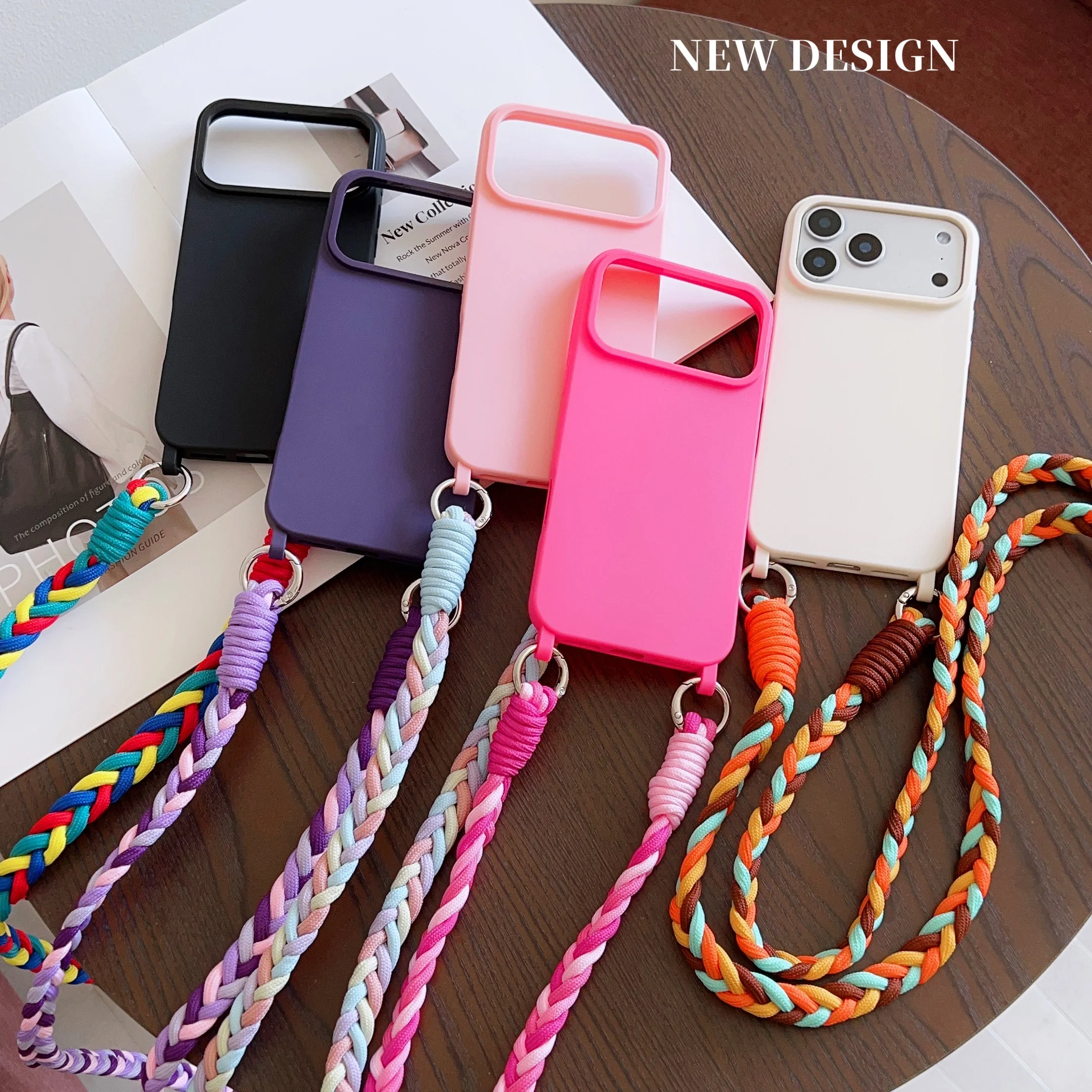 Lanyard-Telefonhülle Crossbody Neck Cord Strap Anti-Verlust stoßfeste Schutzhülle – Bild 4