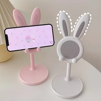 Der niedliche Kaninchen-Handyständer-Desktop kann den Desktop-Telefonzubehör für den Telefonständer und den