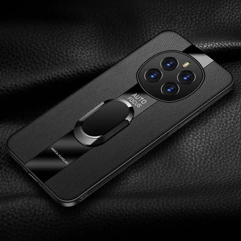 Luxus Plexiglas Leder Telefon Fall Magnetische Ring Halter Stoßfest Abdeckung Für Magic 7 Lite 6 lite 5G – Bild 6