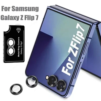 Galaxy Z Flip5: Kameraobjektivschutz, Metallobjektivring, Glas auf, Kameraschutz, Glasabdeckung