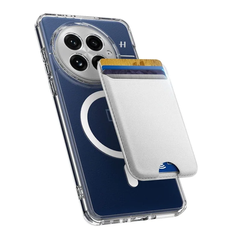 Hülle ELVEV, magnetisch, stoßfest, klar, kabelloses Laden, Acryl, transparent, PC-TPU-Telefonabdeckung – Bild 4