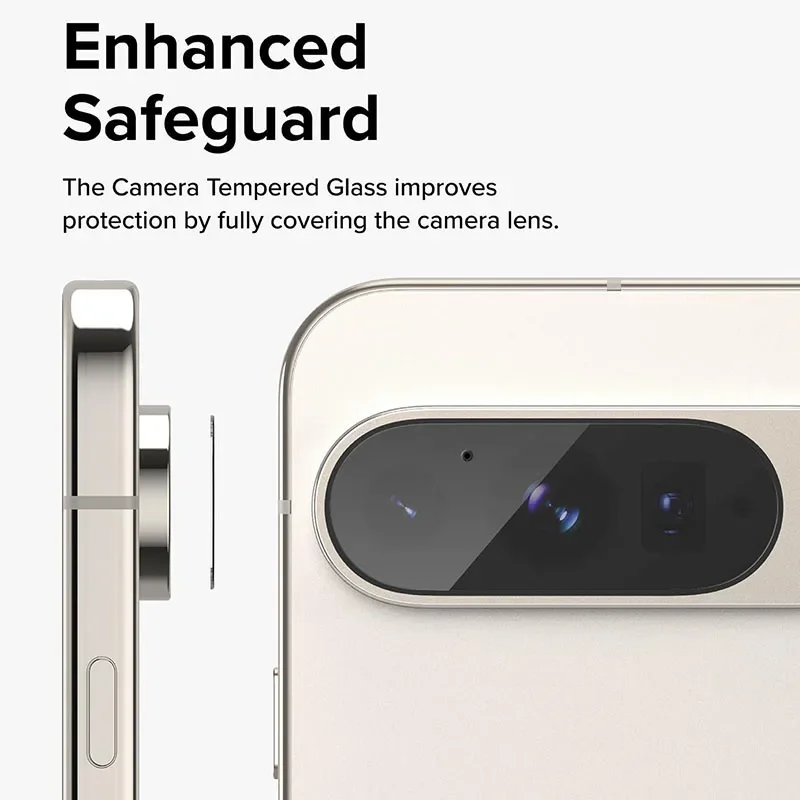 3PCS HD Zurück Hinten Kamera Screen Protector Film Anti-scratch gehärtetem Glas Objektiv Ring Abdeckung – Bild 4