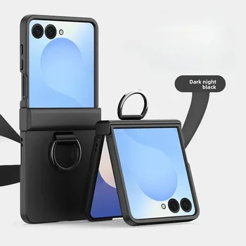 Galaxy Z Flip4: Ring-Klapp-Handyhülle, All-Inclusive-Scharnierschutz, stoßfeste Abdeckung