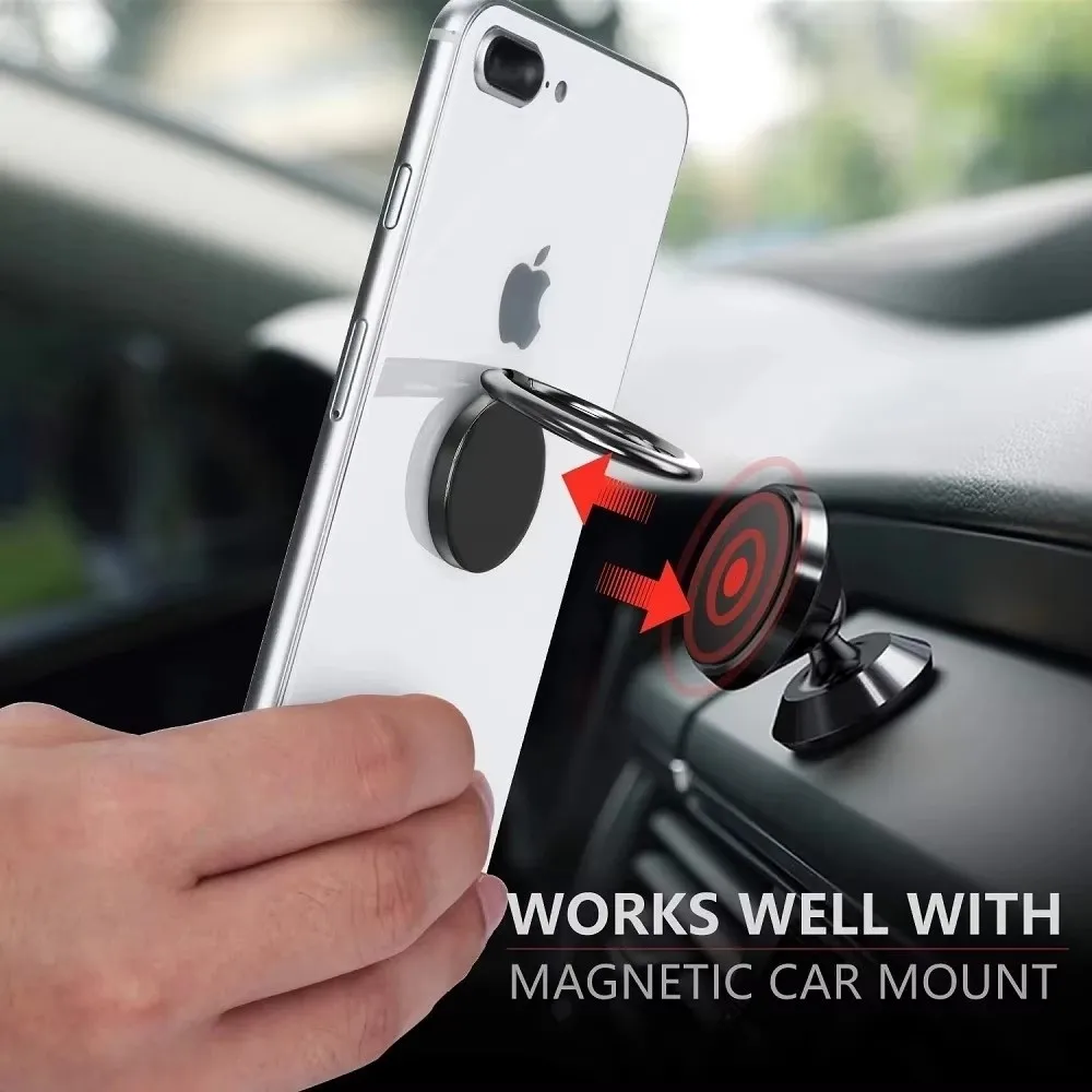 Universeller Fingerring-Halter Ständer für Mobiltelefone Luxuriöser Drehbarer Handy-Rückseiten-Aufkleber-Halter für – Bild 4