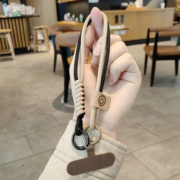 Telefon Lanyard Handgelenk Strap Woven Telefon Lanyard Kreative Schlüsselbund Hängen Seil Anti-verloren