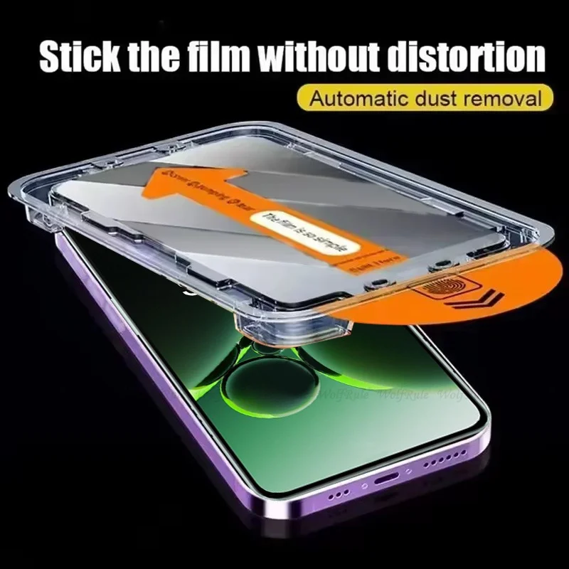 4/3/2/1 Stück Glas Panzerglas 9H HD Vollständig staubfreier Handy-Displayschutz – Bild 3