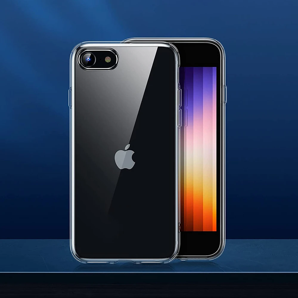 Hochwertige klare Silikon weiche Hülle universal ultra dünne Rückseite Hülle für iphone se2 se3 – Bild 6