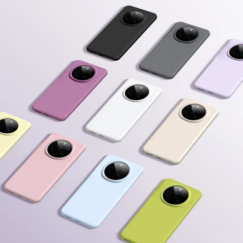 Hülle 5Pro X9B X9C Smart, luxuriöses flüssiges Silikon, angenehmes Gefühl, integrierte Beflockung – Bild 6