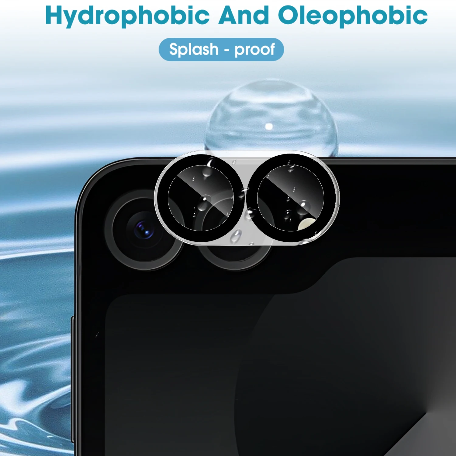 1-5 Stück HD-Kameraobjektivschutzglas Flip8 Flip7 Flip6 Rückobjektiv-Schutzglas aus gehärtetem Glas – Bild 5