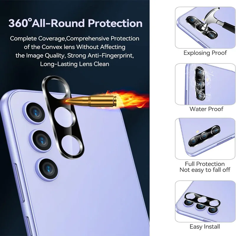 kamera folie+ schutzhülle glas für A 52 S gehärtetem glas displayschutz screen protector A 53 screen protector – Bild 3