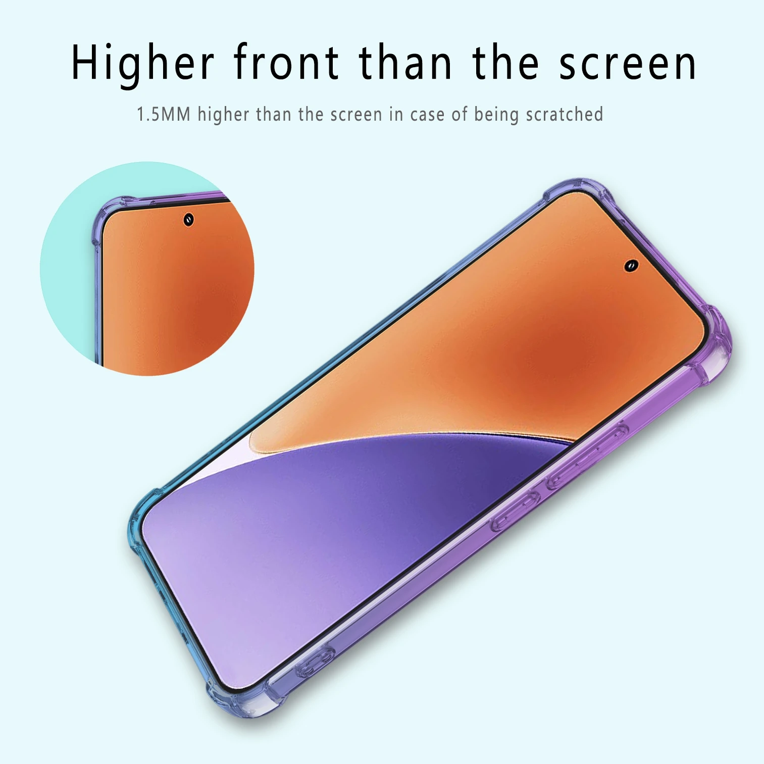 Vier-corns Stoßfest Gradient TPU Fall 2025, Schutzhülle Fundas Coque Capa – Bild 6