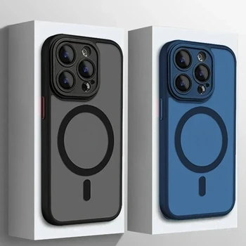 IPhone 15: Fall Für Magsafe Magnetische Drahtlose Lade objektiv Schutz Matte Abdeckung