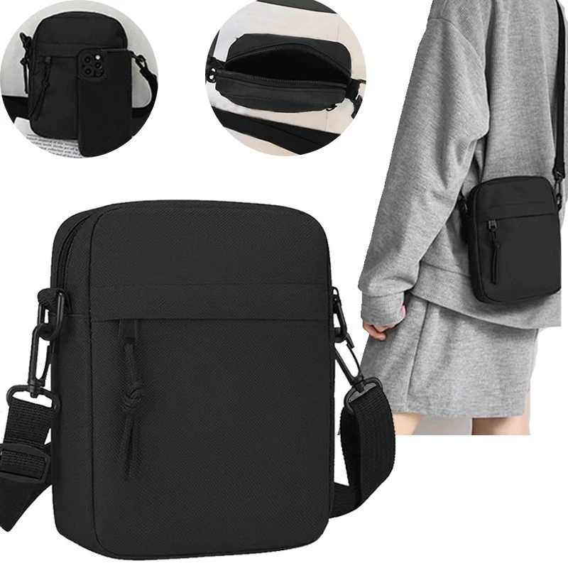 Herren- und Damen-Umhängetaschen, Crossbody-Taschen, einfarbige kleine Umhängetaschen, leichte Handytaschen