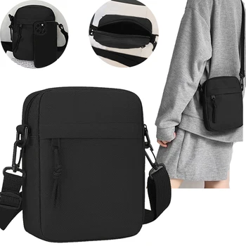 Herren- und Damen-Umhängetaschen, Crossbody-Taschen, einfarbige kleine Umhängetaschen, leichte Handytaschen