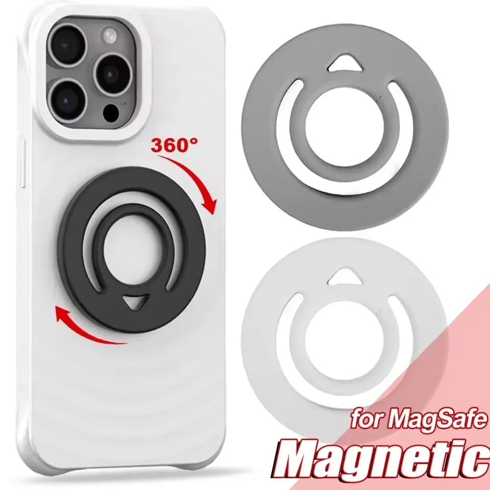 Magnetischer Silikon-Handy-Ringhalter mit Fingergriff für MagSafe – Universeller Ständer und Halterung für iPhone 17 – Bild 2
