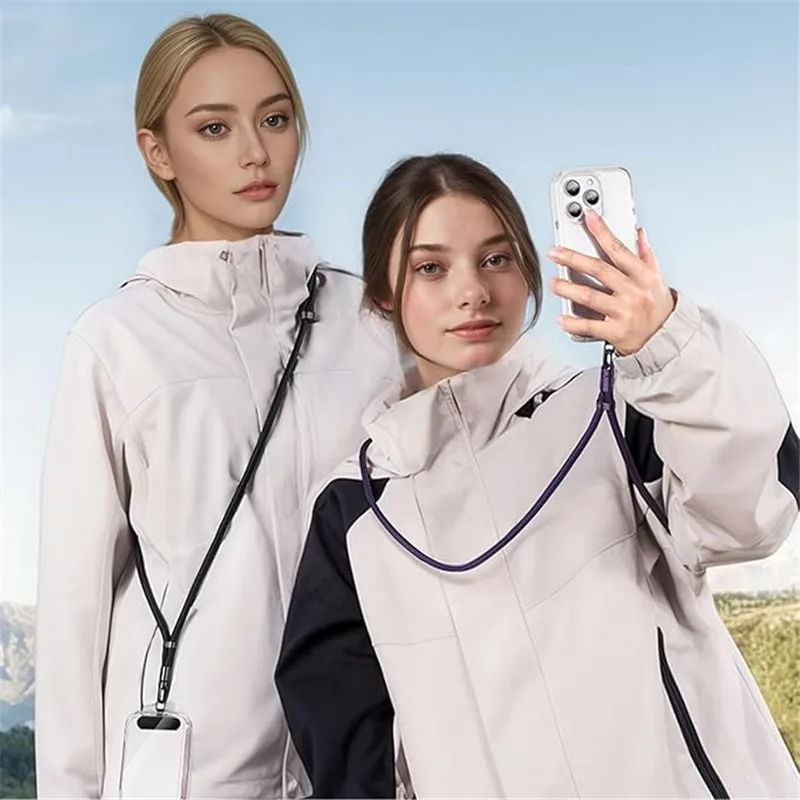 Universelles Handy-Lanyard, verstellbarer Umhängegurt für Mobiltelefone, Diebstahlsicherer Umhängeband mit – Bild 6