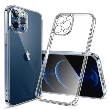 iPhone 12 mini: Transparente weiche TPU-Silikon hülle 6s plus se 2020 2022 klare Rückseite