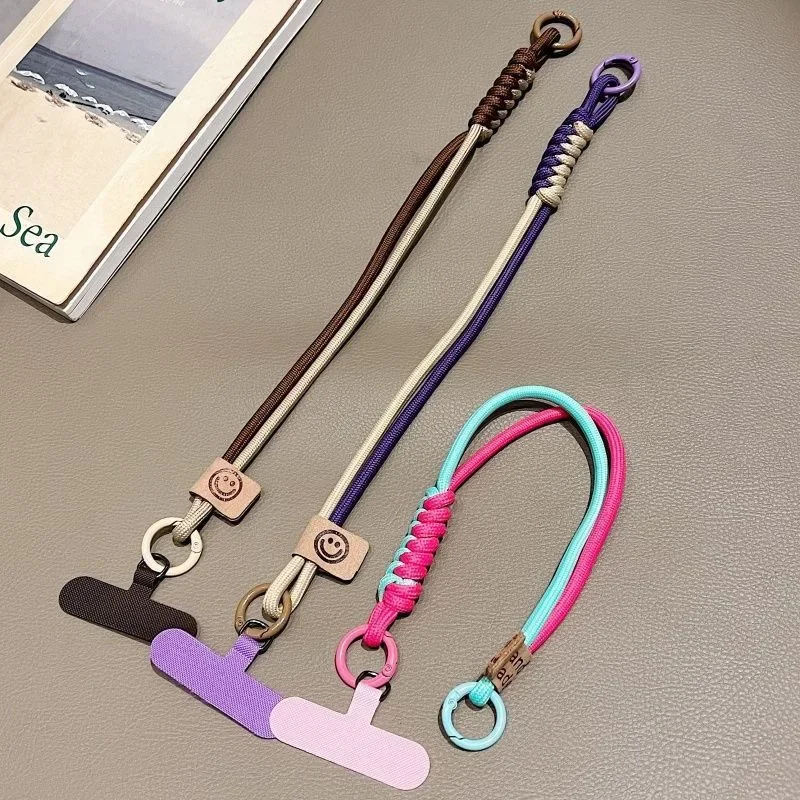 Handy-Lanyard Luxuriöses Geflochtenes Handgelenk-Handyband Handlicher Anhänger Sturzsicher Multifunktionales Armband – Bild 6