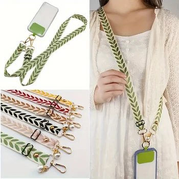 Verstellbares langes Handy-Lanyard, Handgelenkschlaufen, Lanyard für Schlüssel, Handy-Anhänger, Handy-Gurt