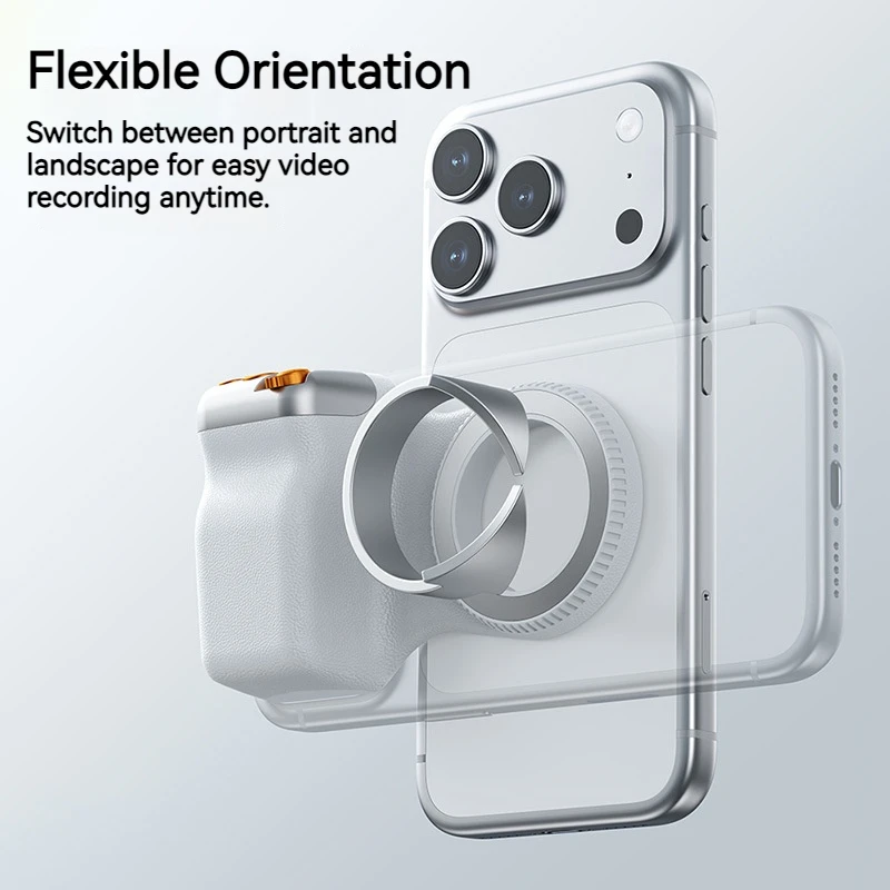 Magnetische Telefon Kamera Schießen Hand Grip Zoombare Smartphone Halter Schießen Hilfe Fernbedienung Griff Für Iphone Android Telefon – Bild 5