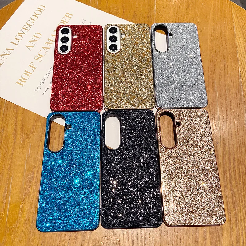 Glitzernde Hochwertige 3D-Pailletten Galvanisierte Sturzsichere Handyhülle Cover – Bild 6
