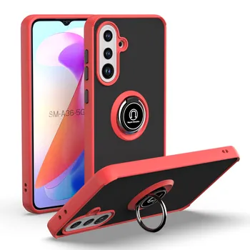 Galaxy S22+: Magnetische Ring Ständer Halter Stoßfest Telefon Fall S10 Abdeckung