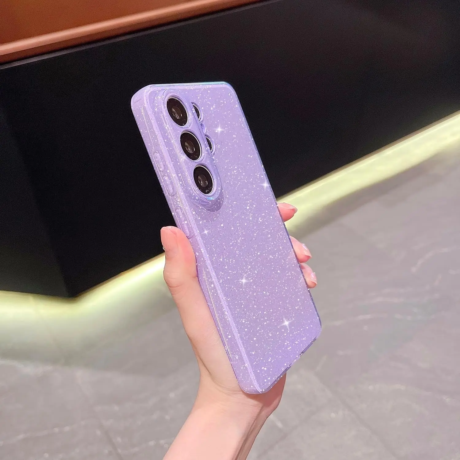 Glitzerhülle Niedliche Ästhetische Bling Handyhülle für Frauen und Mädchen Zubehör – Bild 6