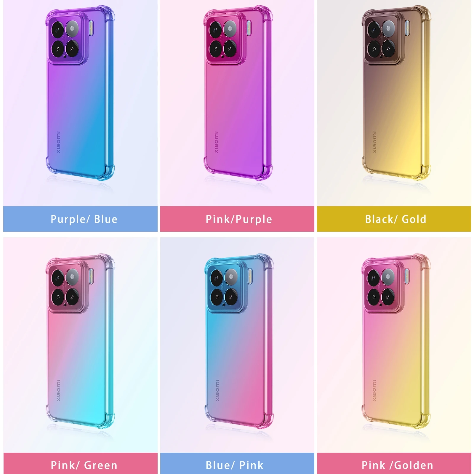 Vier-corns Stoßfest Gradient TPU Fall 2025, Schutzhülle Fundas Coque Capa – Bild 2