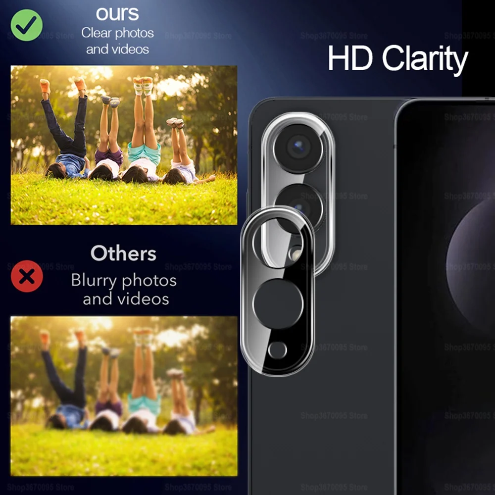 2PCS Schwarz Kamera Gehärtetes Glas Rand HD screen Protector Galaxi Schlank 3D Objektiv abdeckung – Bild 2