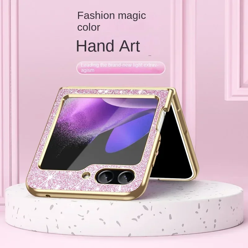 Überzug Bling Glitter Handyhülle 6 5 4 Flip6 Flip5 Flip7 5G Hartplastik Schutzhülle – Bild 6