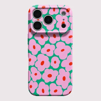 iPhone 12 mini: Telefon Fall INS Blume Harte PC Bumper Abdeckung Coque