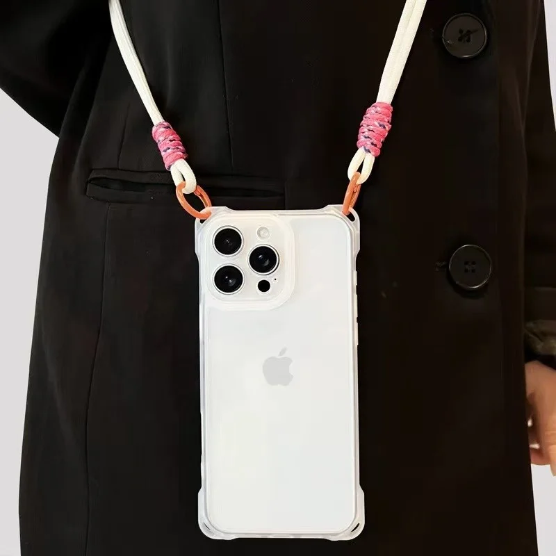 Stoßfeste Lanyard-Hülle 10T 9S 7S Crossbody-Halsband-Tpu-Abdeckung – Bild 4