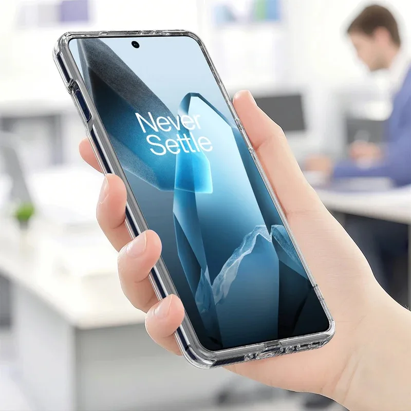 Hülle ELVEV, magnetisch, stoßfest, klar, kabelloses Laden, Acryl, transparent, PC-TPU-Telefonabdeckung – Bild 6