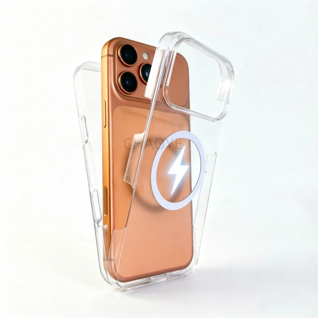 360° Vollschutz-Handyhülle mit Magsafe Magnetischer Transparenter Abdeckung – Bild 5