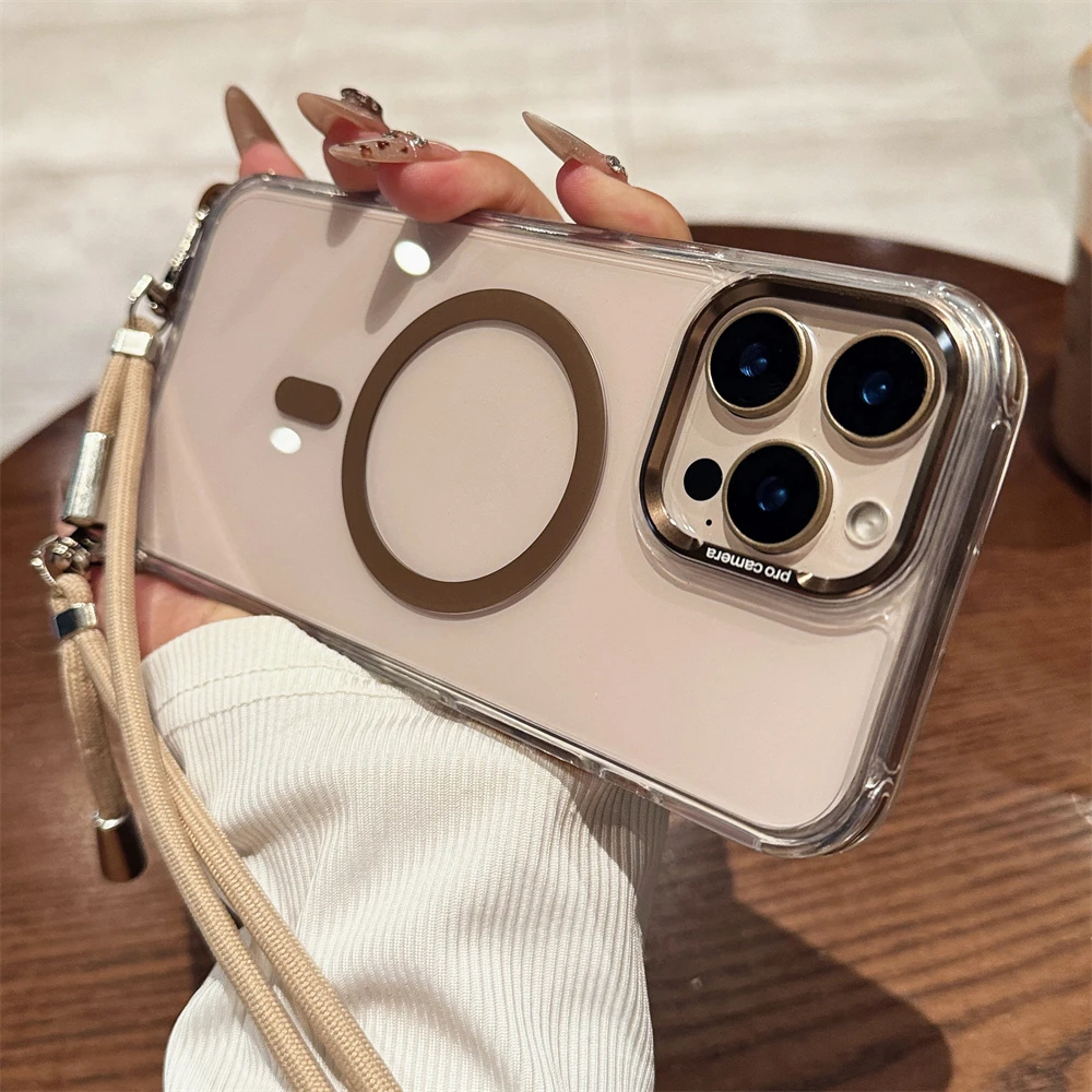 Transparente magnetische Umhängekette für Magsafe-Hülle Anti-Verlust-Hülle – Bild 3
