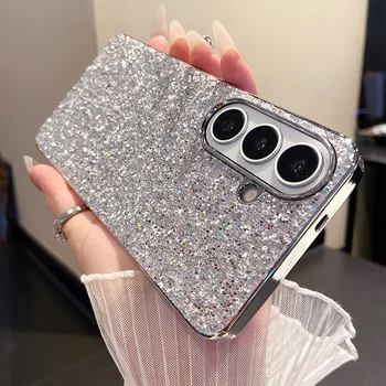 Galaxy S25 Ultra: Glitzernde Hochwertige 3D-Pailletten Galvanisierte Sturzsichere Handyhülle Cover