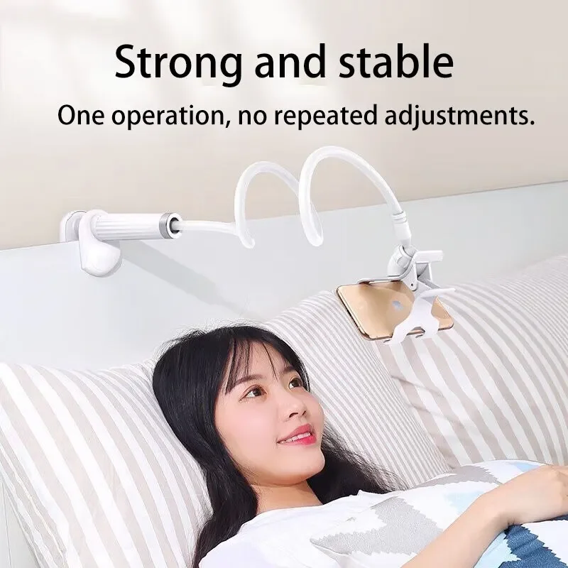 360-Clip Handy Halter Stehen Tragbare Flexible Lazy Bed Desktop Halterung Schreibtisch Halterung Ständer Basis Für iPhone Samsung Xiaomi – Bild 2