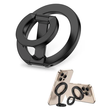 Handy-Griffhalter mit doppelseitigem magnetischem Fingerring und Ständer für iPhone 17/16 Pro Max/15 Plus/14