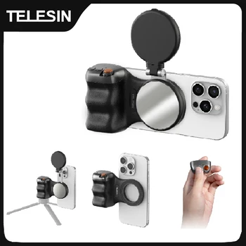 TELESIN Magnetische Telefon Kamera Schießen Hand Grip Telefon Halter Schießen Hilfe Fernbedienung Griff