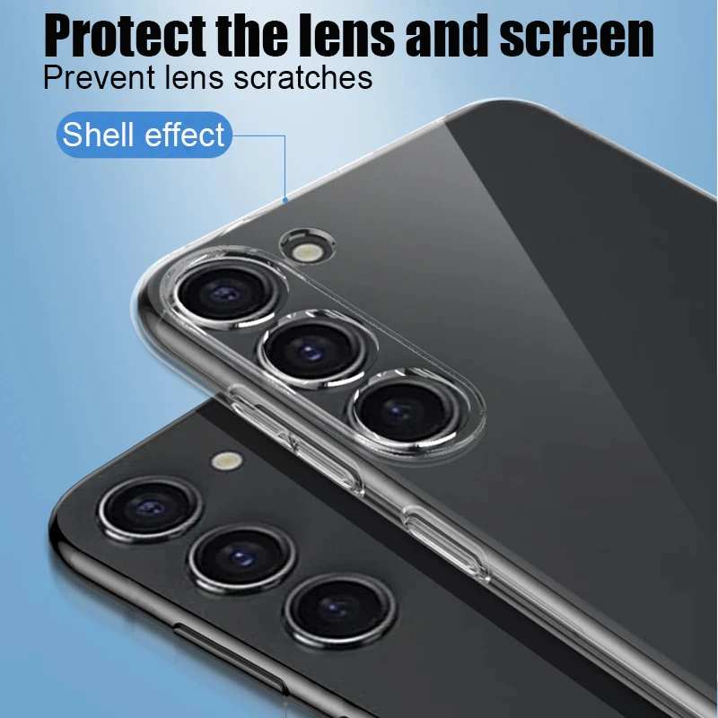 Ultradünne Transparente Handyhülle Silikon Soft Case – Bild 2